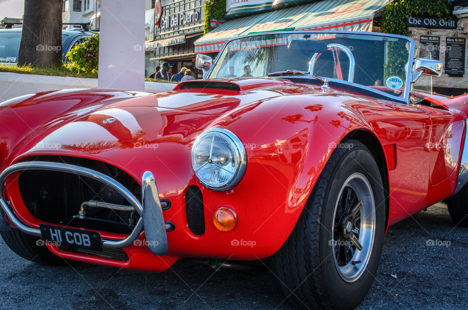 Re Cobra parked . Cobra parked in Puerto Banus