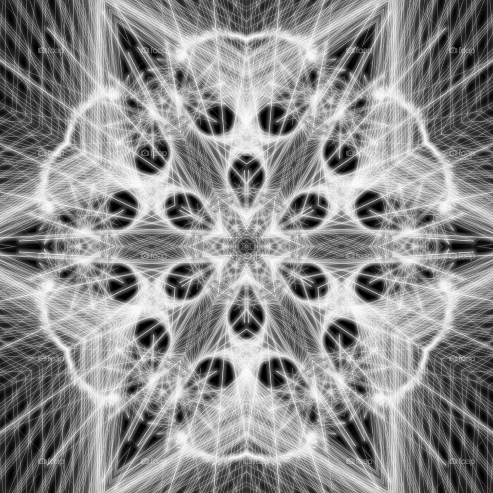 white light kaleidoscope