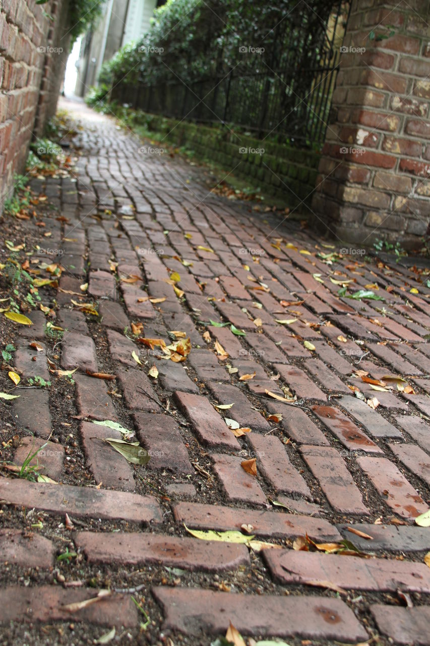 Brick alleyway