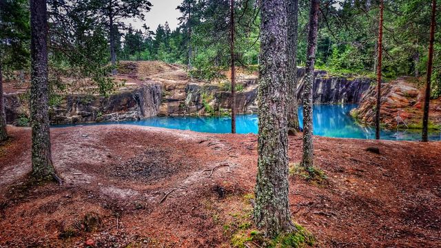 silvbergs gruva. An old abandoned mining area in säter, Dalarna