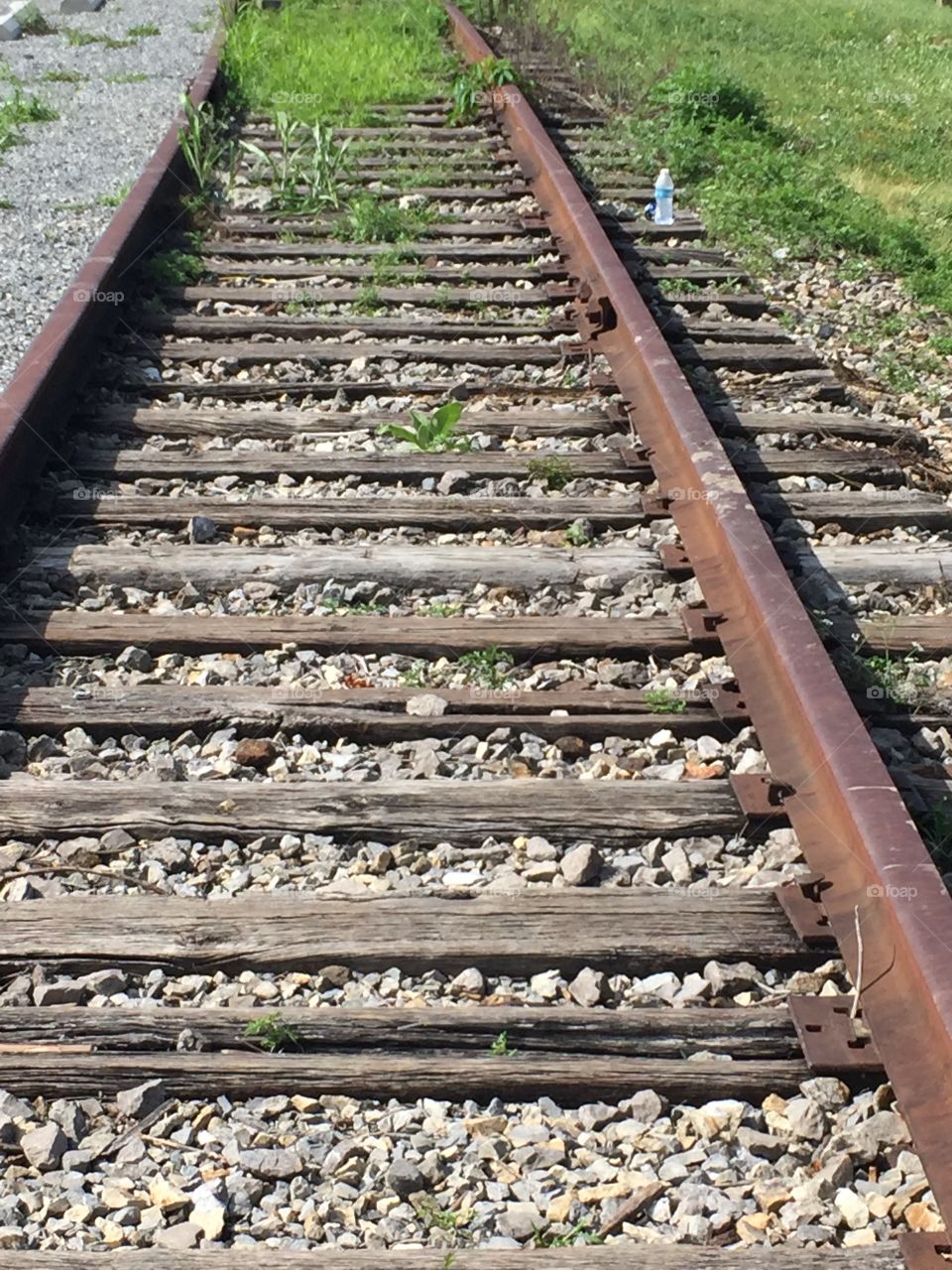 Wooden train tracks