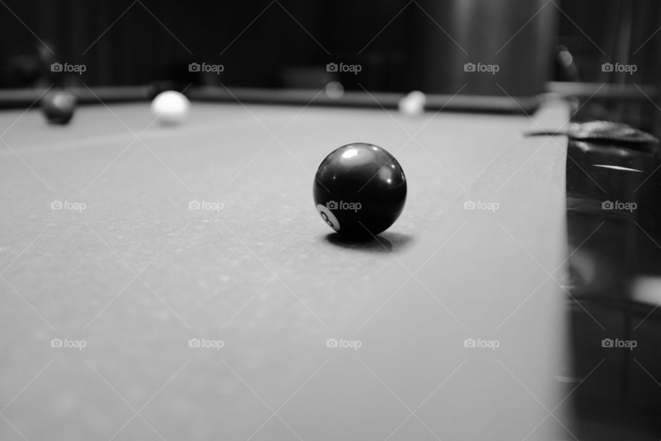 Behind the eight ball