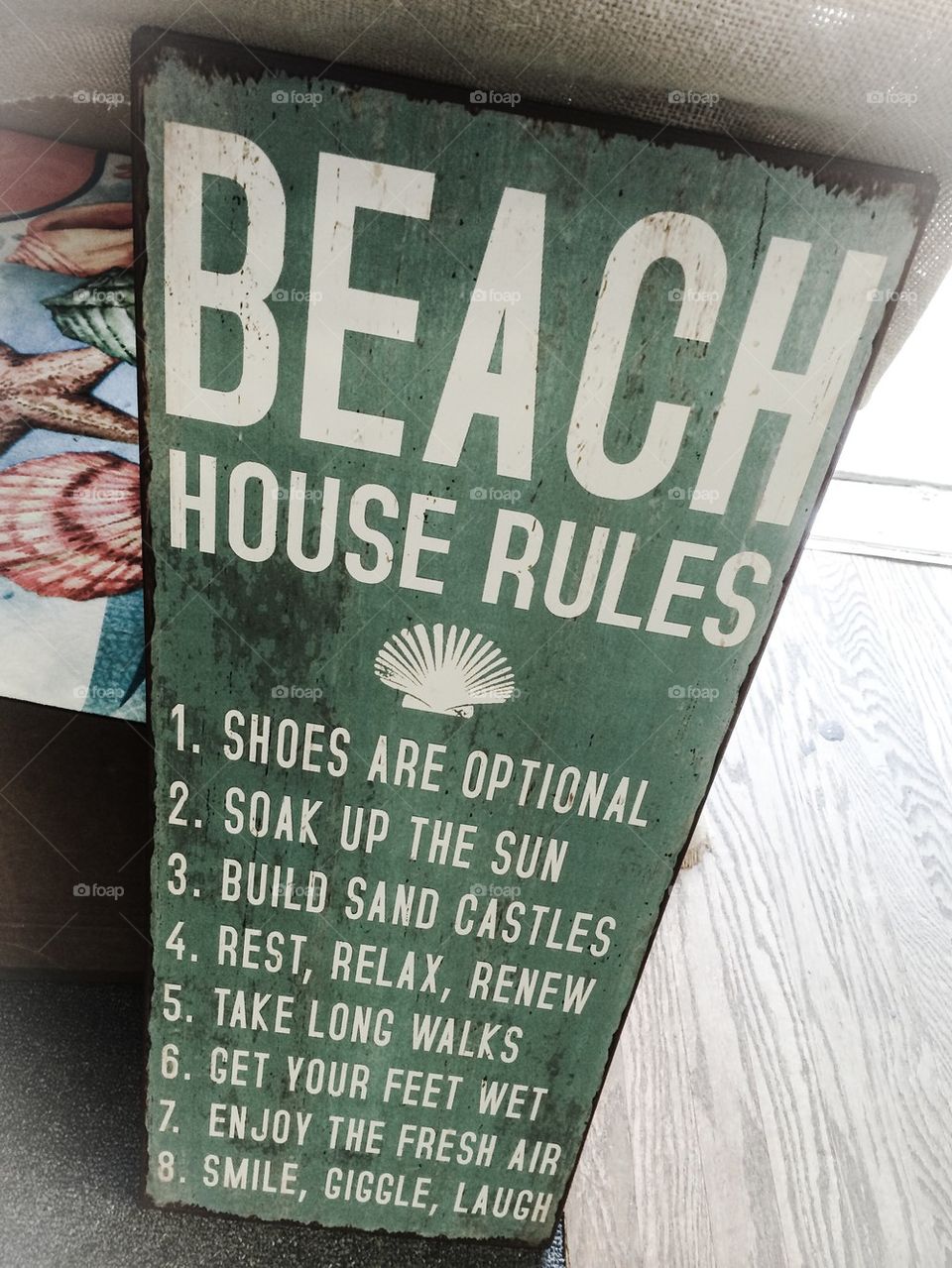 Beach house rules