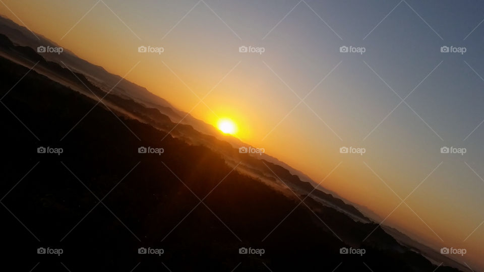 Sunrise in Mruk-U Myanmar