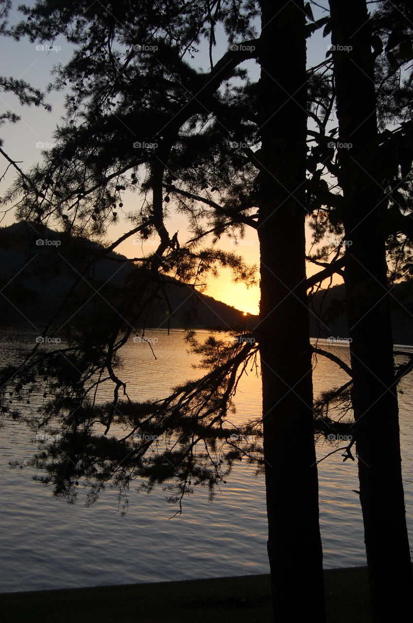 Sunset on the Ocoee River 