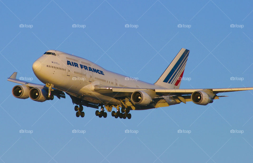 AIR FRANCE B747-400 LAX LOS ANGELES CALIFORNIA