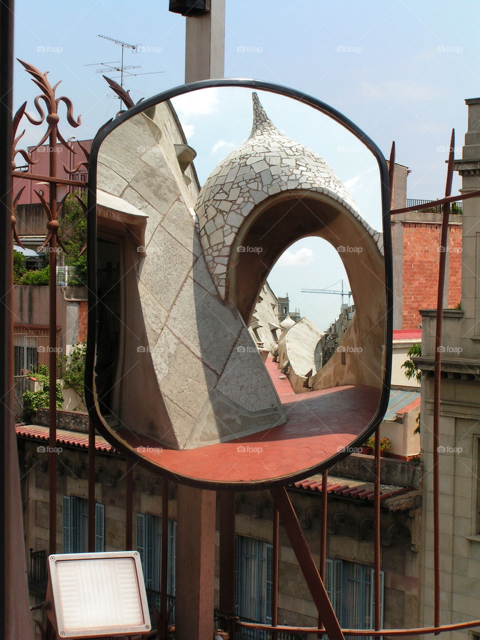 architecture mirror gaudi barcelona by cygnusmage
