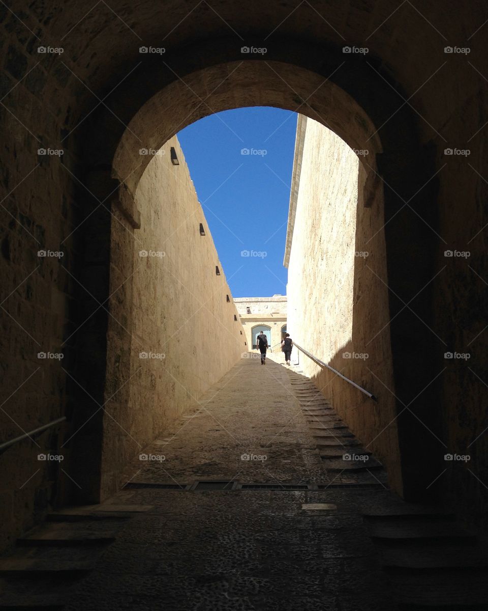 Malta, the entry gate to fort Alamo