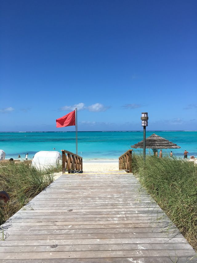 Beach access, Turks & Caicos 2017. 