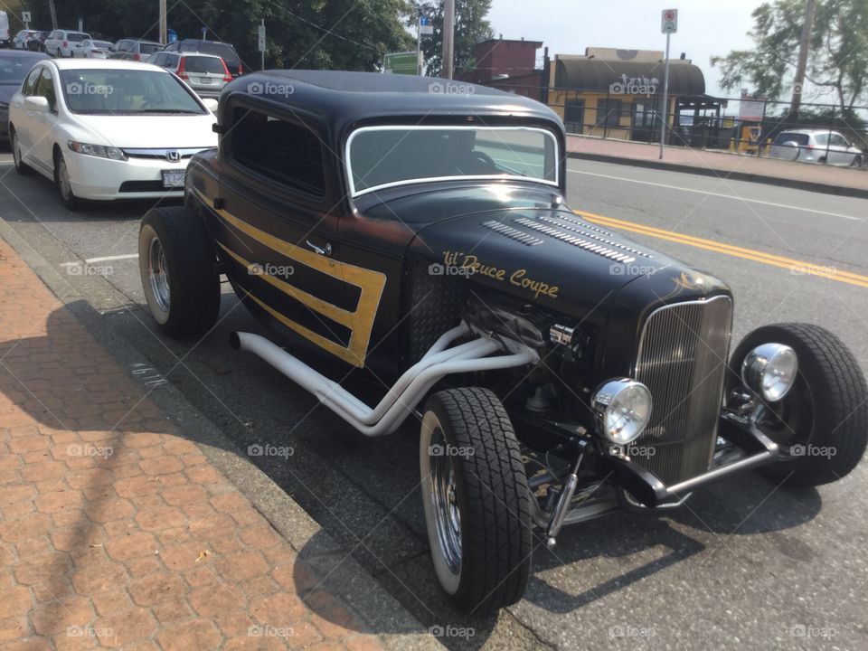 Vintage Hotrod out for a Spin
