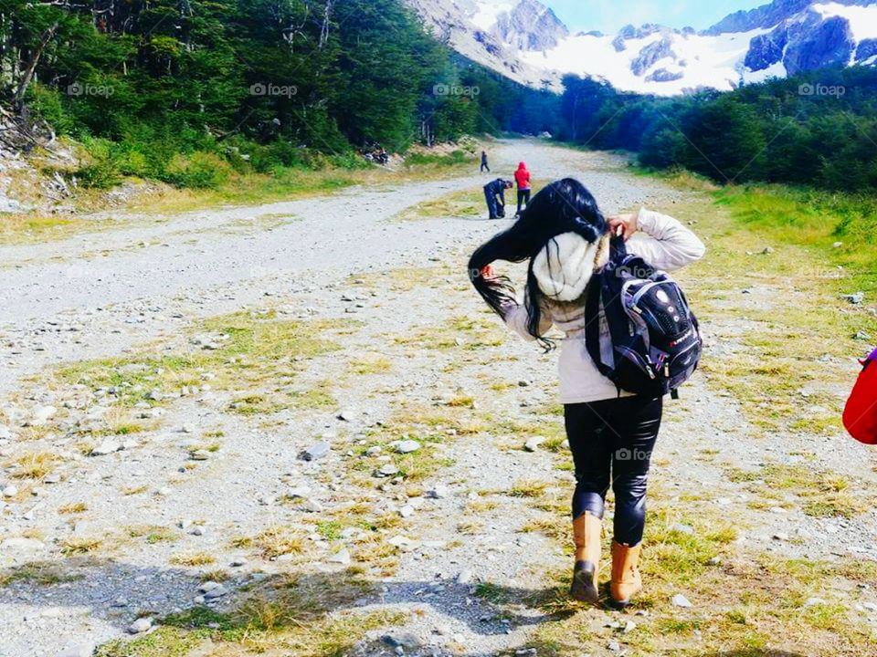 taking a walk in the paradise.