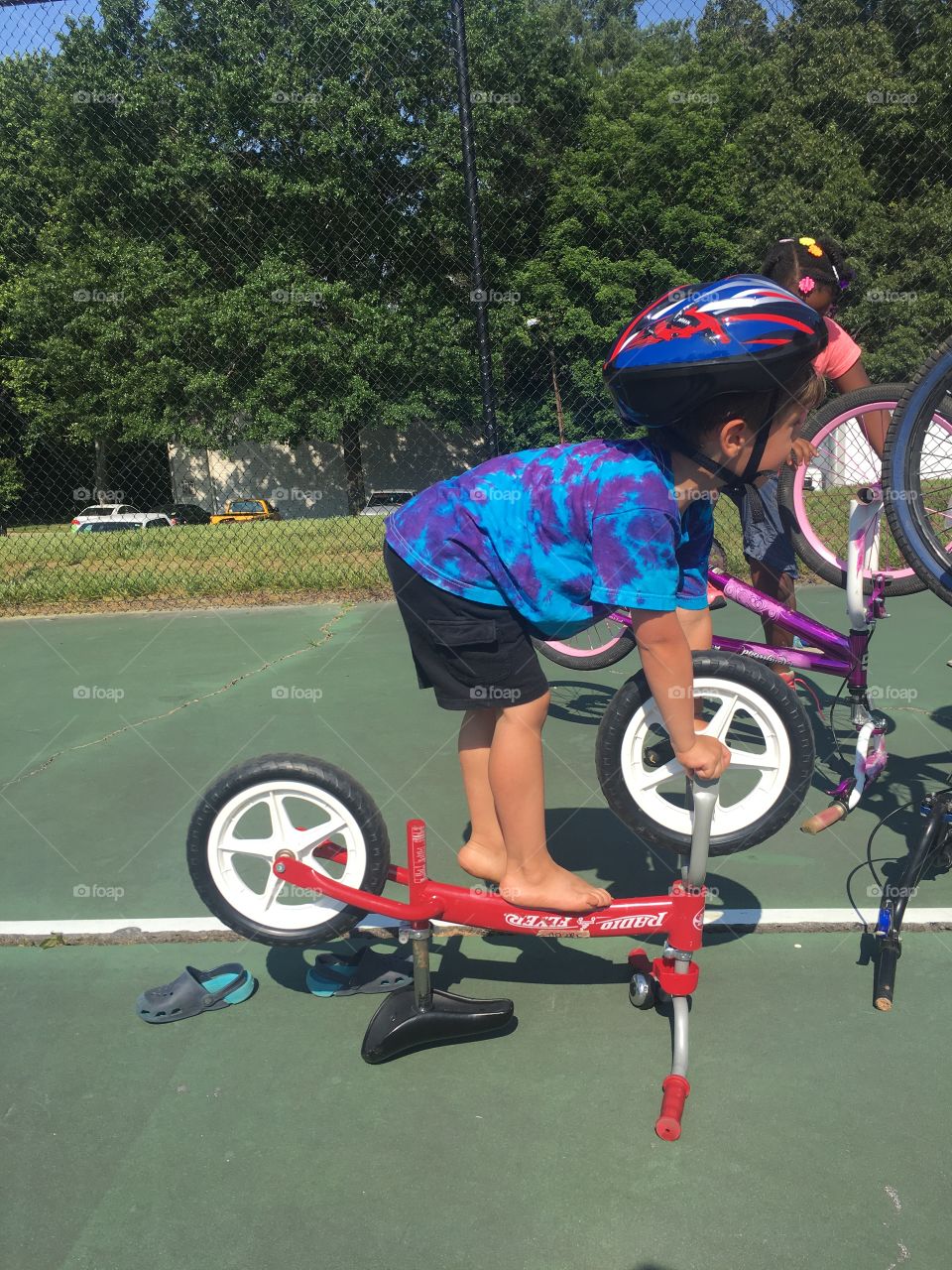 Boy on Bike