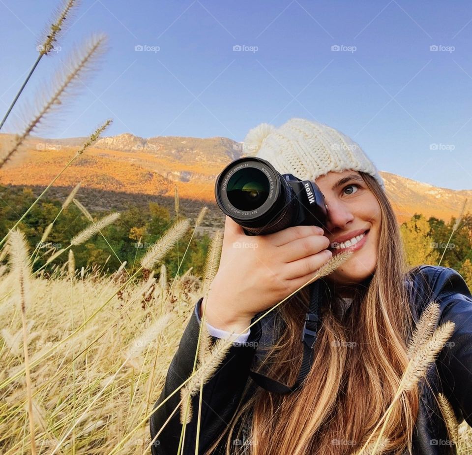 Having fun with my camera into the grain fields. 