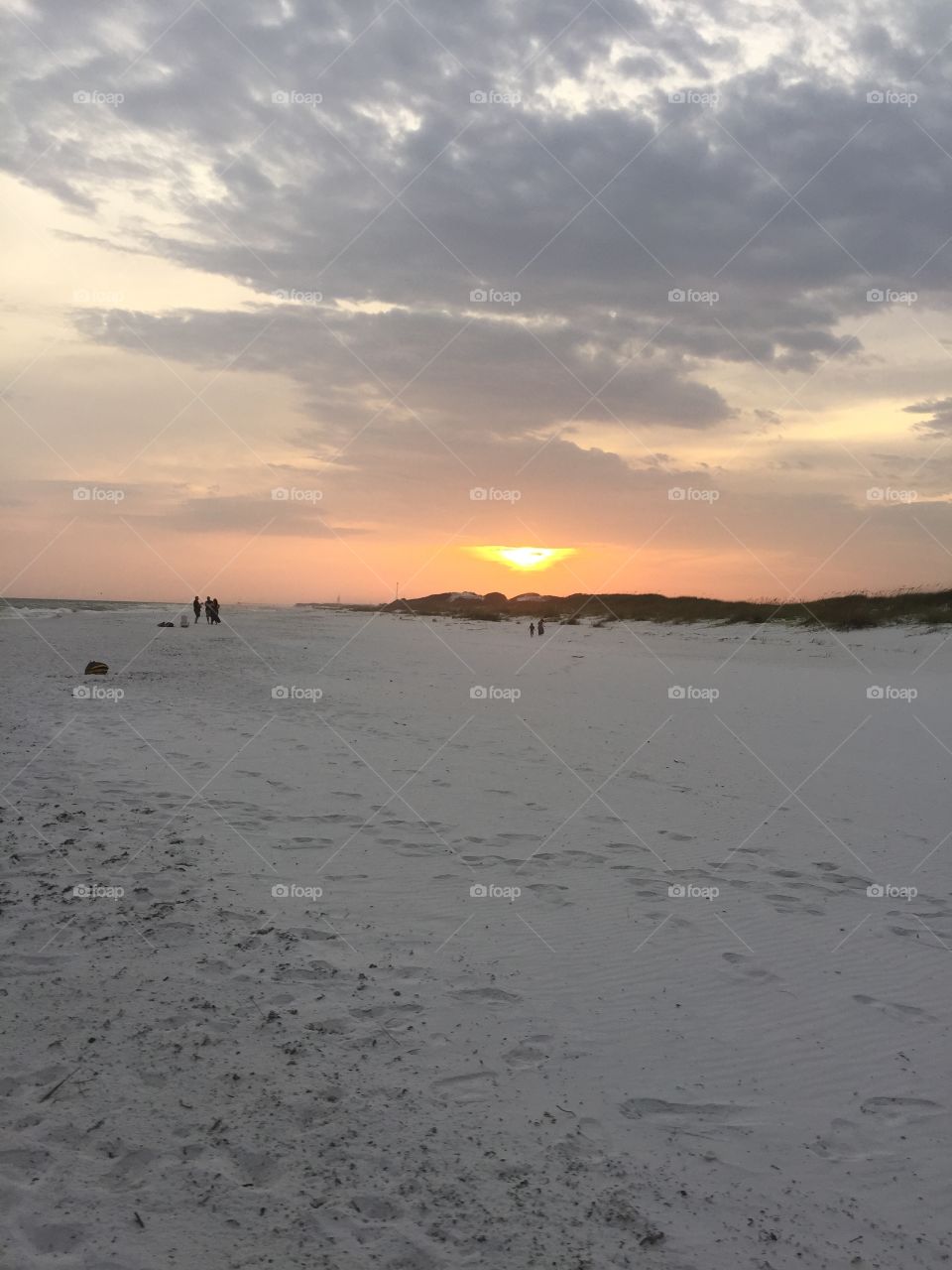 Some ladies in the family took an all woman's retreat and we were hanging out at the beach. Moment was priceless with the evening dusk and sun setting.  