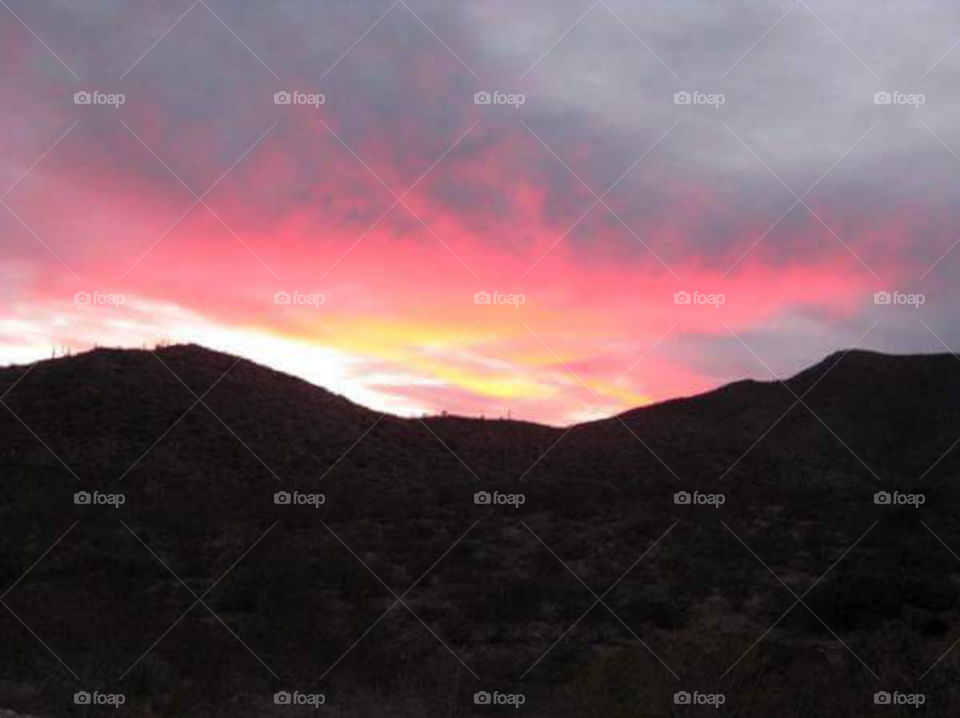 Fading Light - Reddington Pass. Took this at sunset in Reddington Pass, east of Tucson, AZ.