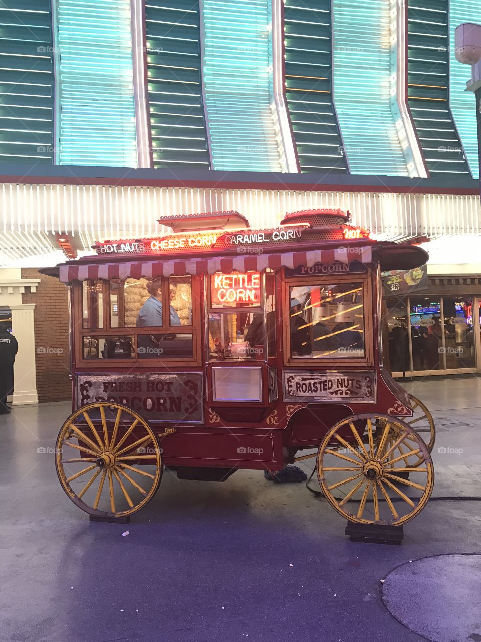 Kettle corn cart