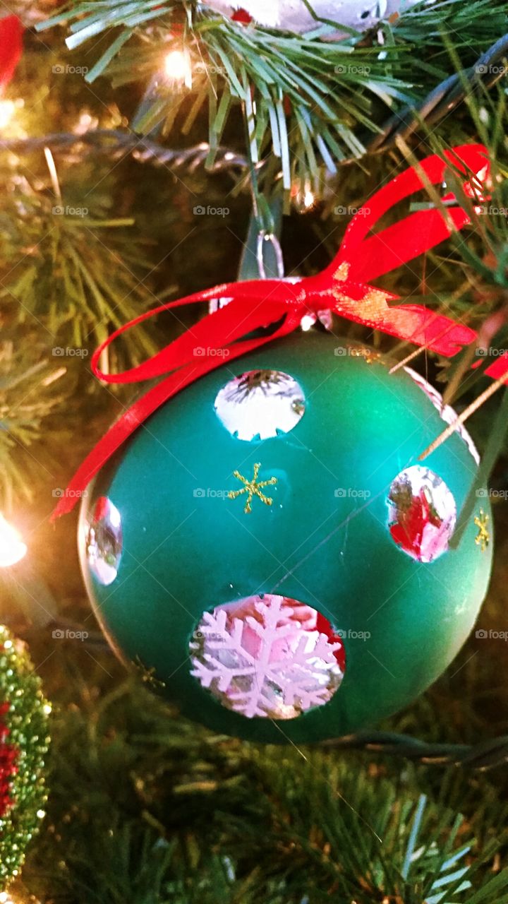 Lighted Ball Ornament