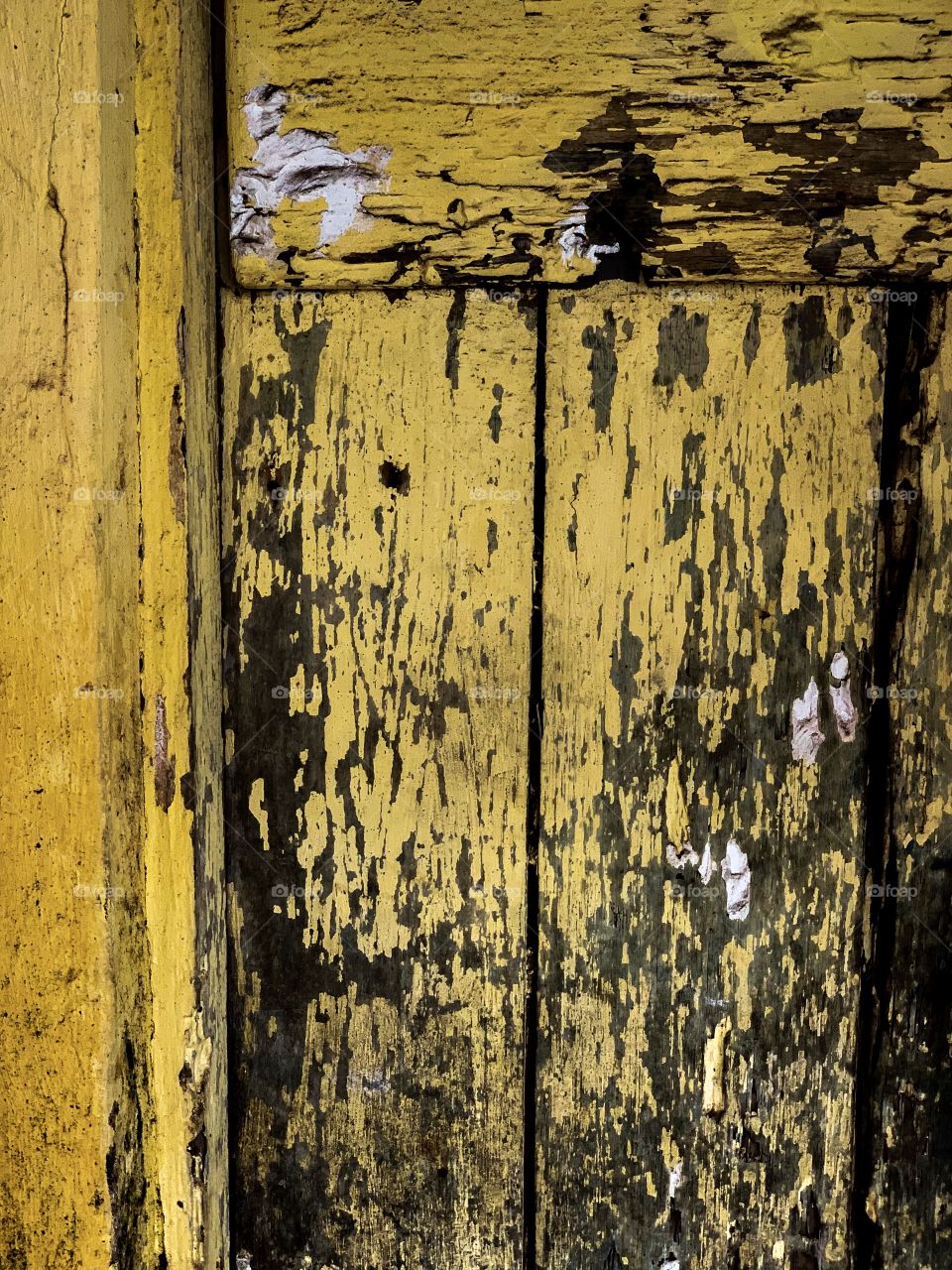 Old yellow door 