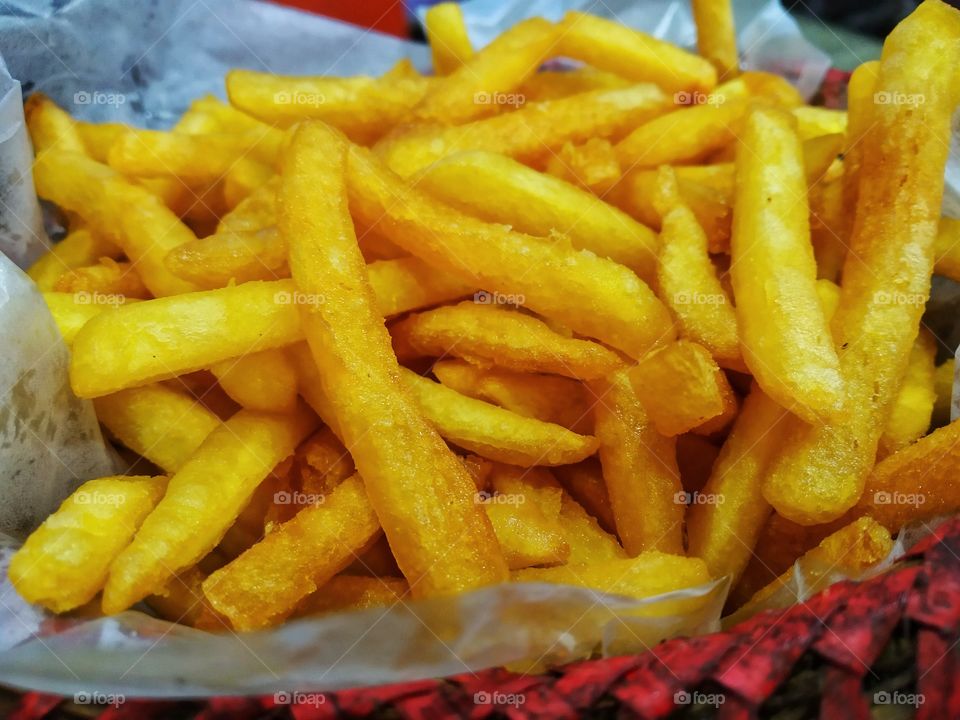 French fries potato crispi yummy