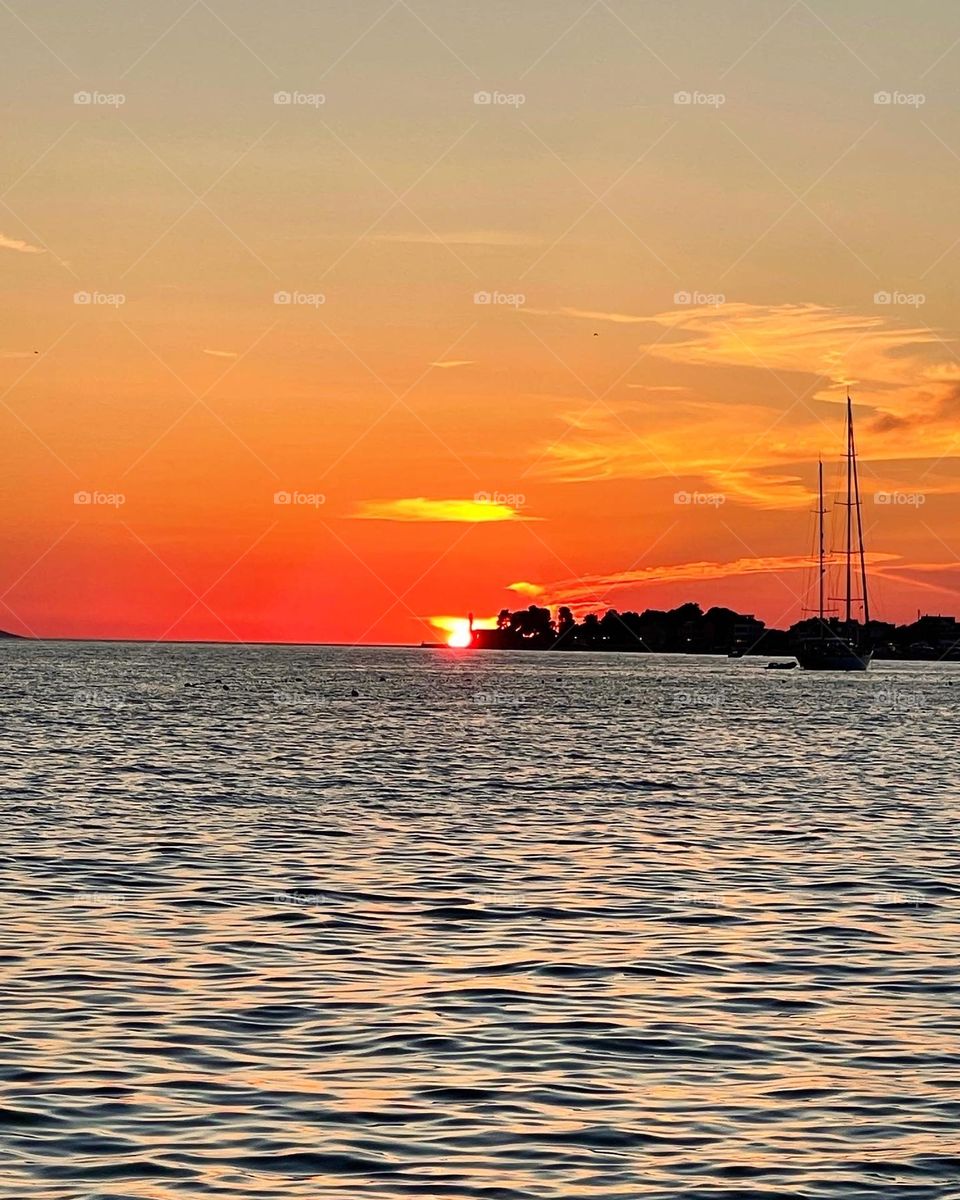 Sunset in Zadar