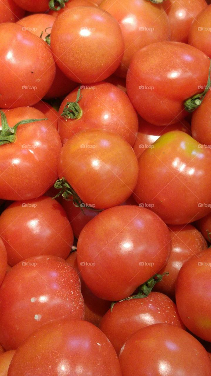 Mature tomatoes