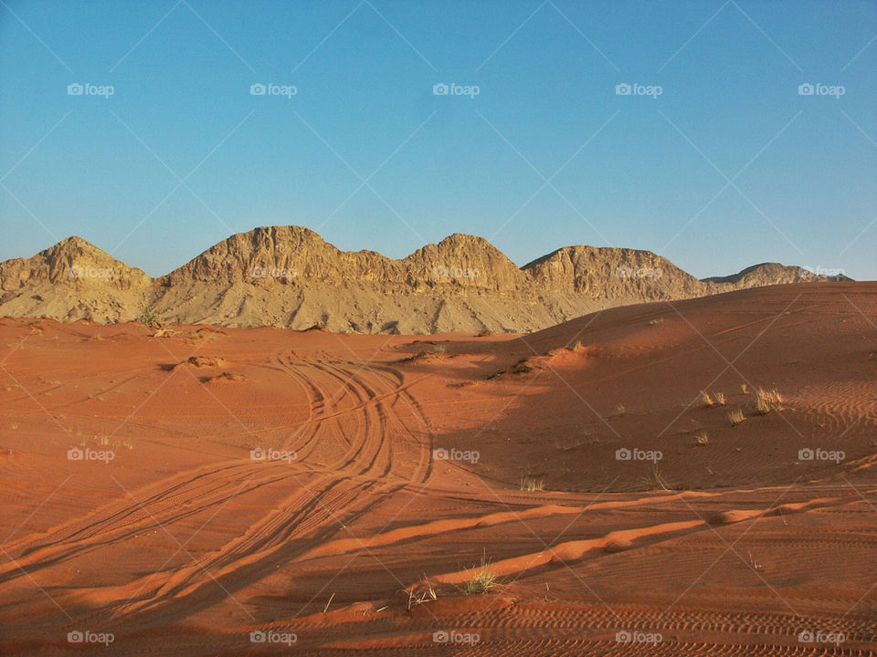 sand mountains desert dunes by chrisc