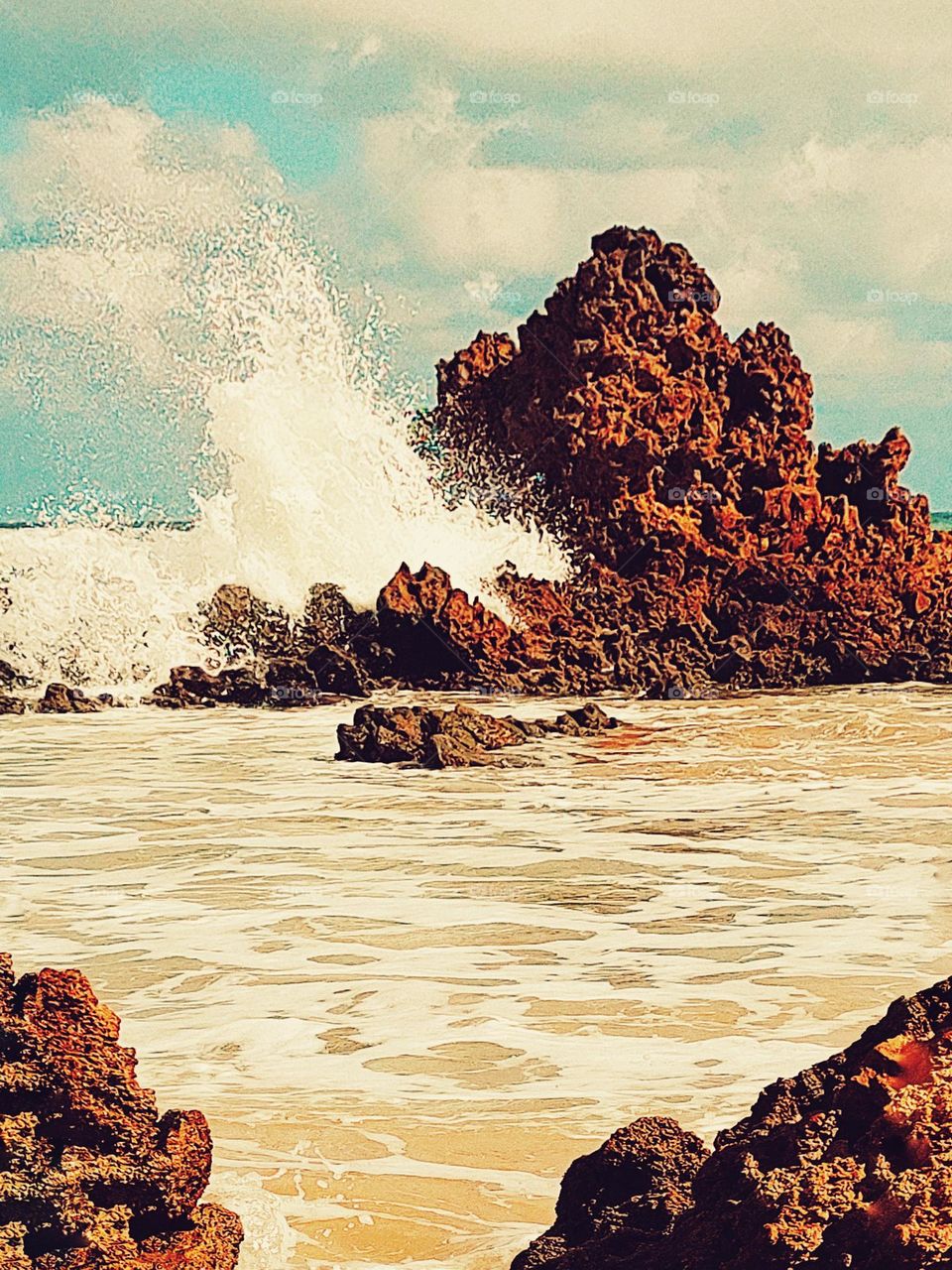 Tambaba naturist beach, João Pessoa-Brazil.