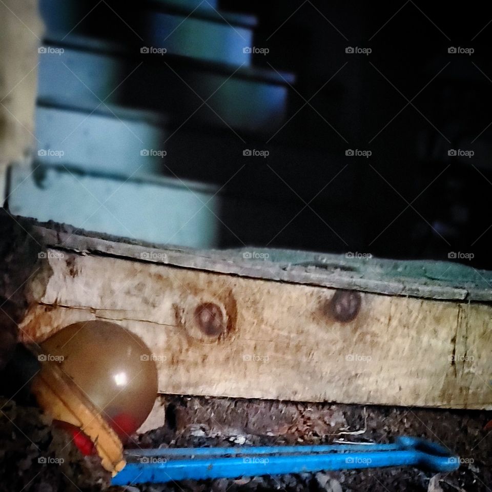 basement in abandoned home