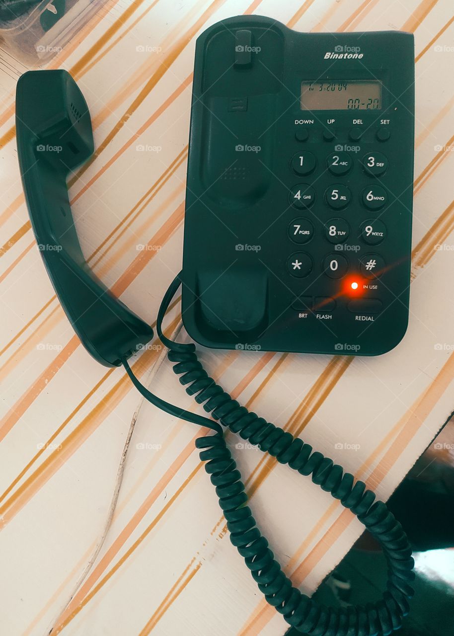 Land Line Telephone used for communication Purpose