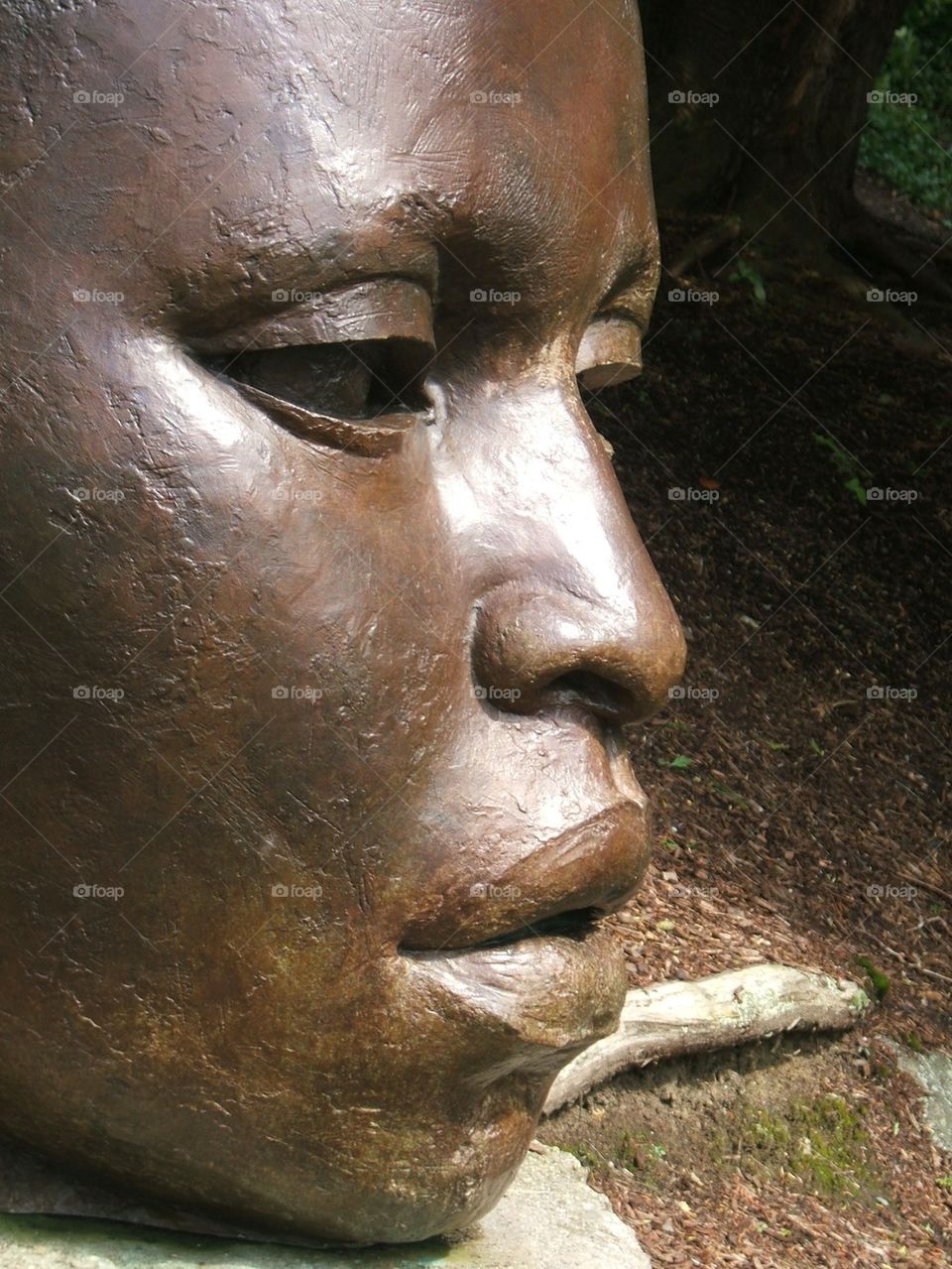 bronze head