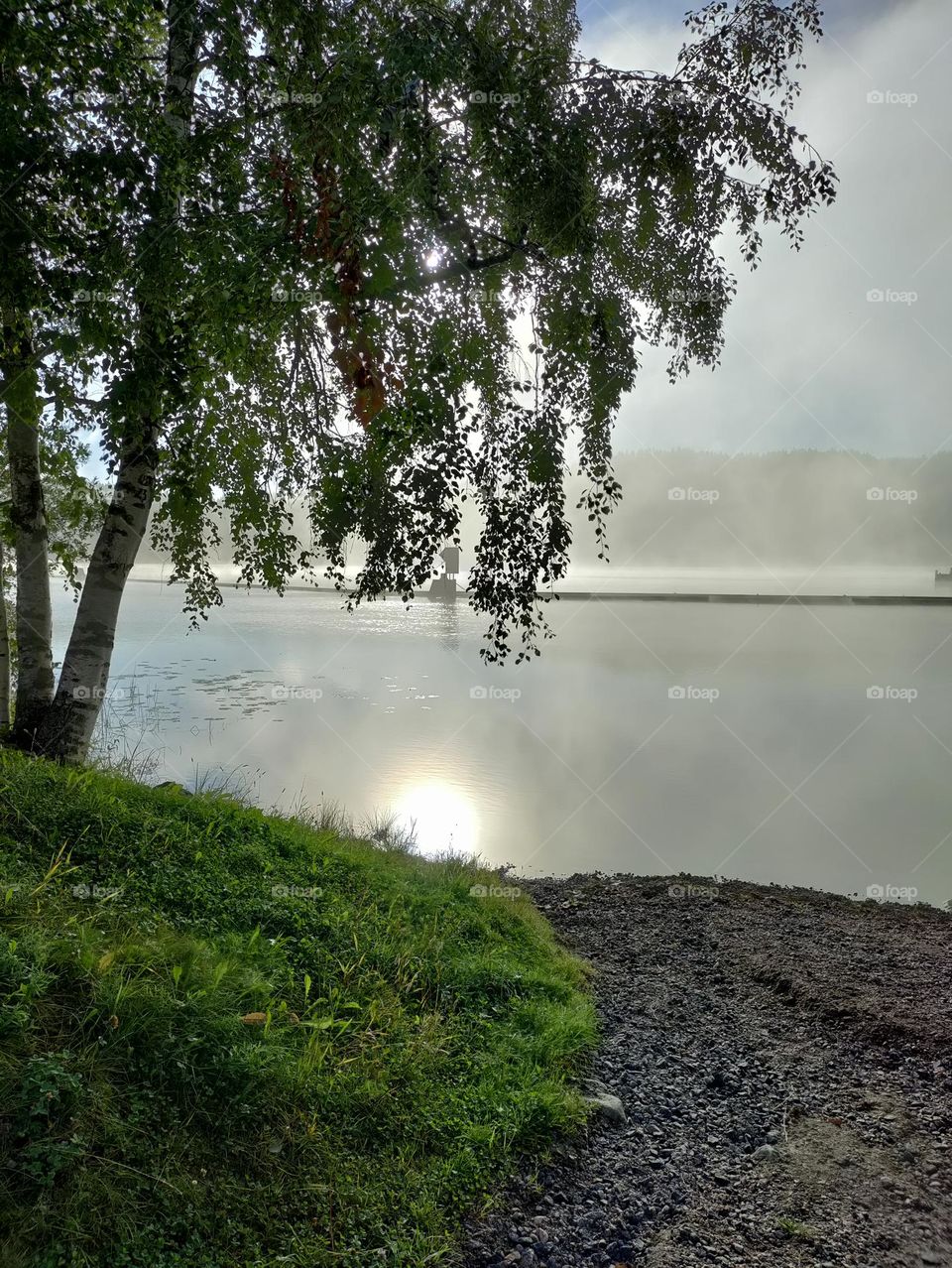 reflection on a lake