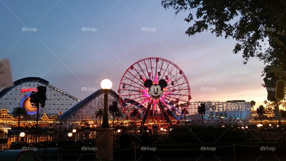 Ferris Wheel, Festival, Fun, Sky, Evening