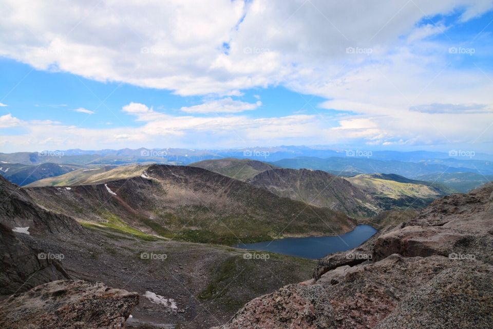 View from Mount Evans, CO