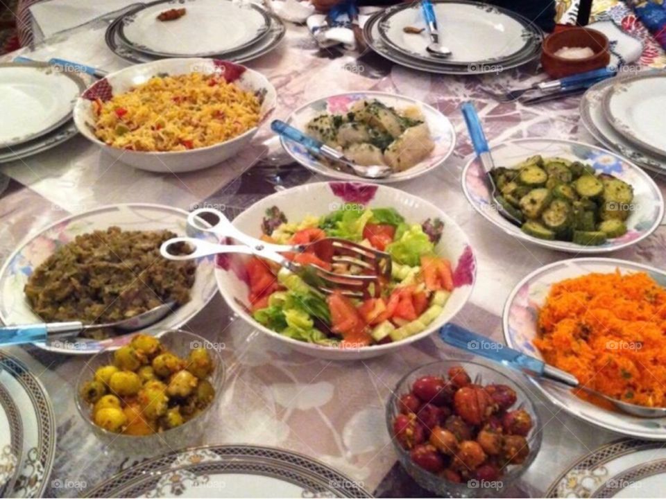 Moroccan salads 