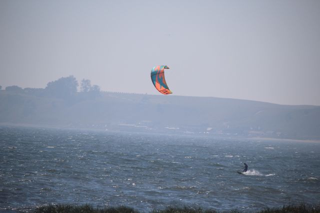 On sea at beautiful sunny day . 