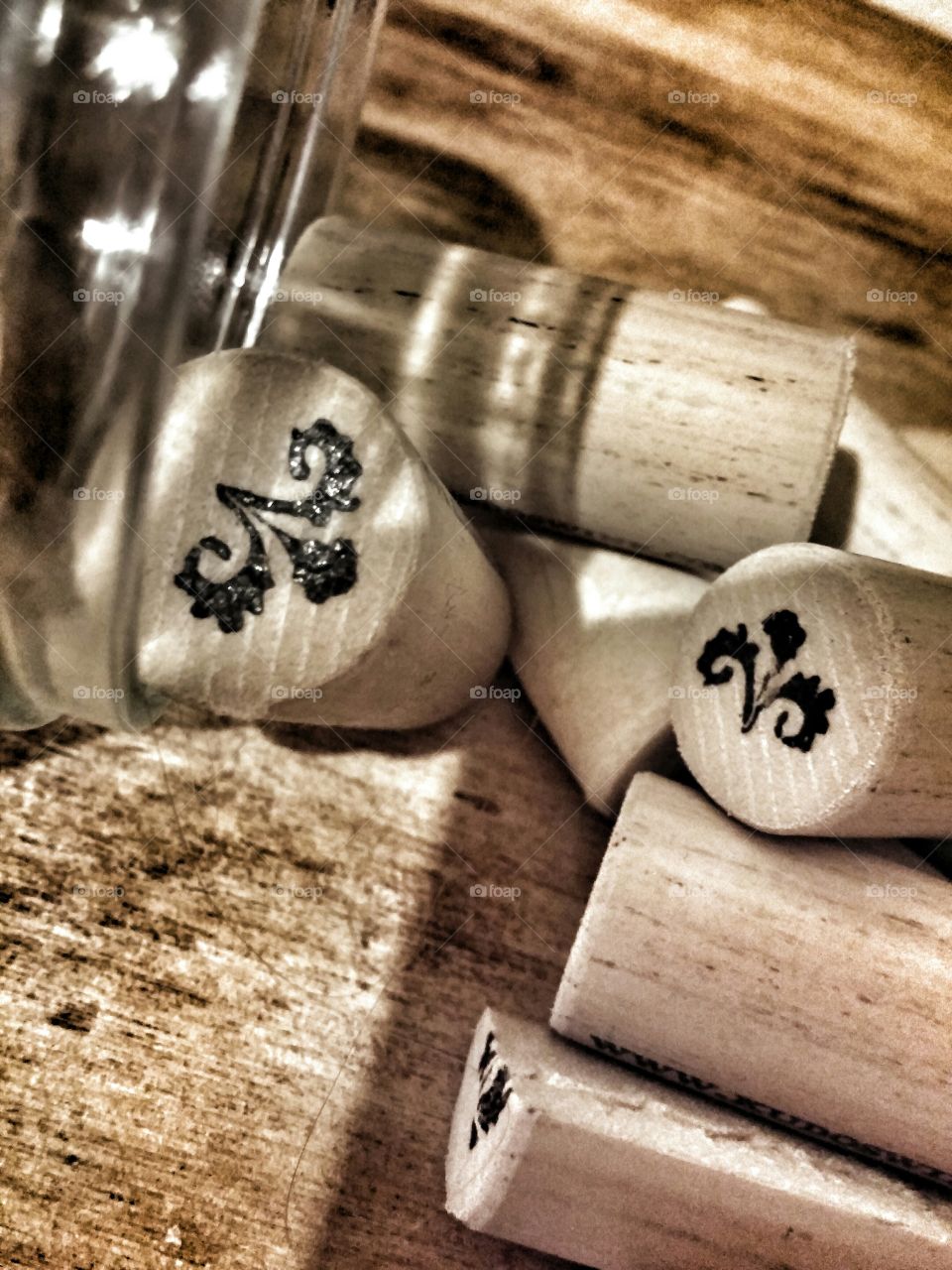 wine corks. ..