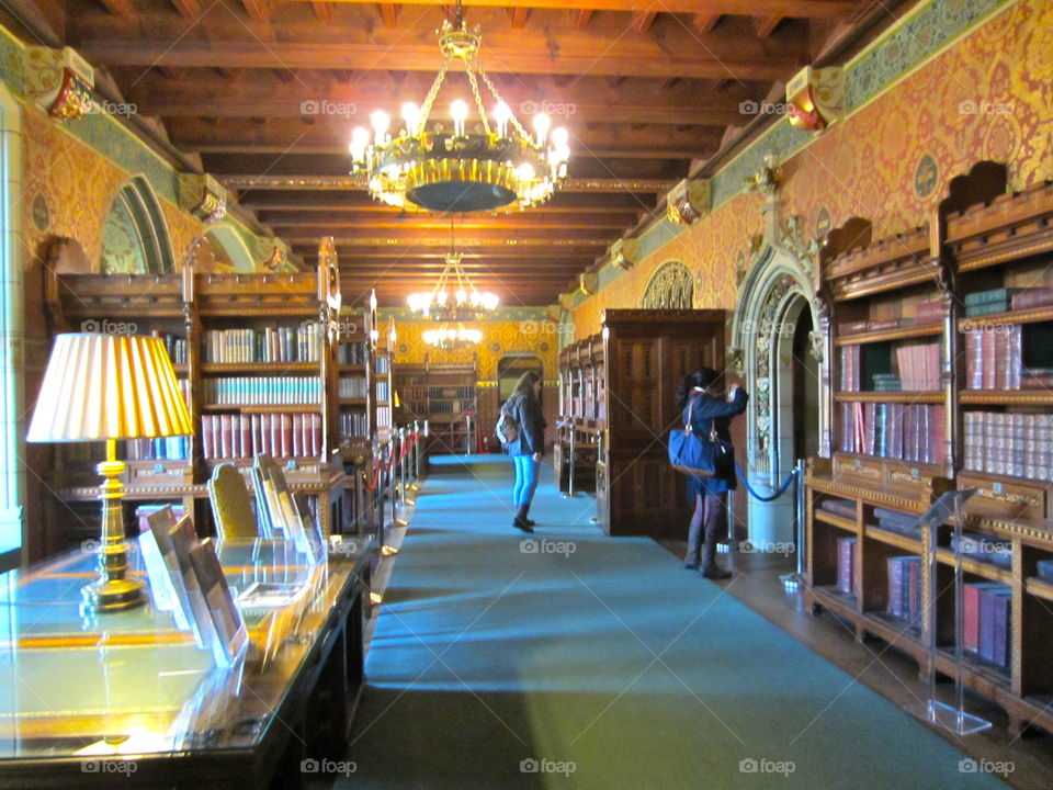 Library from doctor who. Cardiff castle
