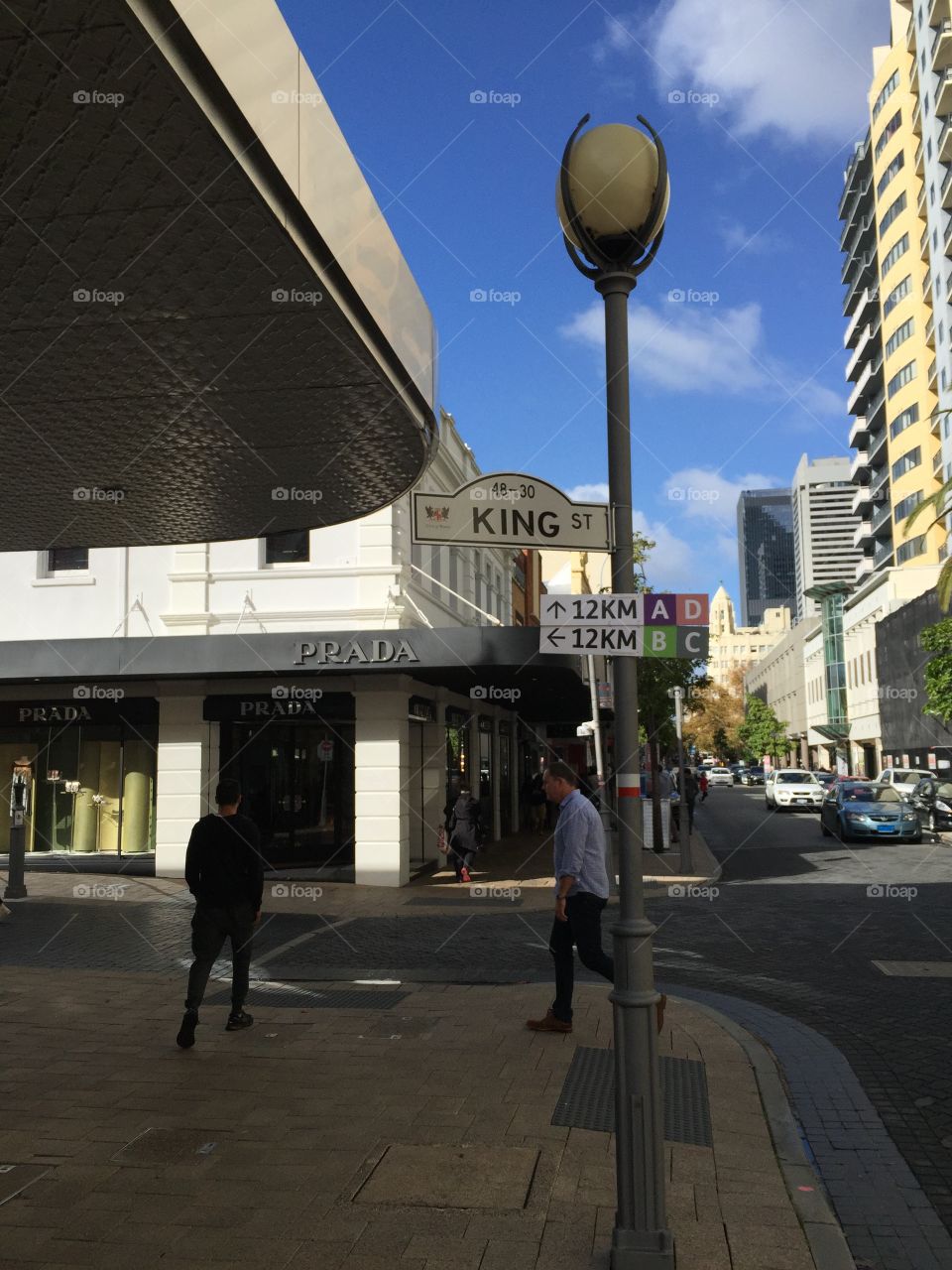 King street in Perth Australia 