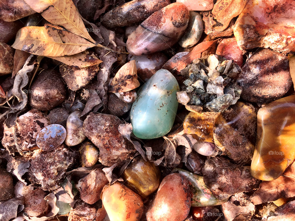 Blue stone centre point