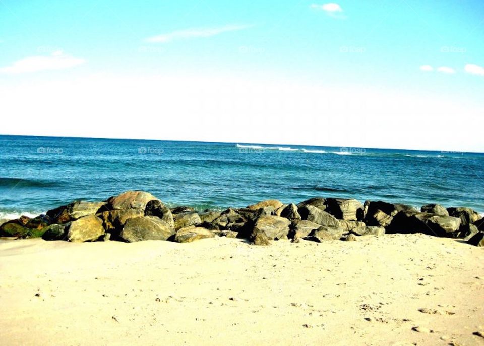 Beach beauty. A beautiful beach scene