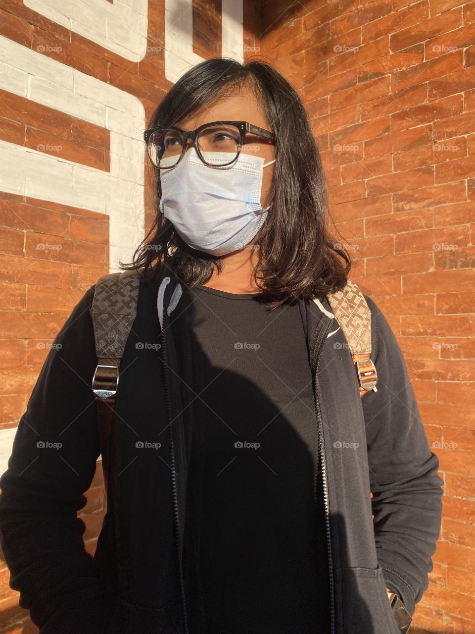 Wearing a mask wherever you go and stay safe