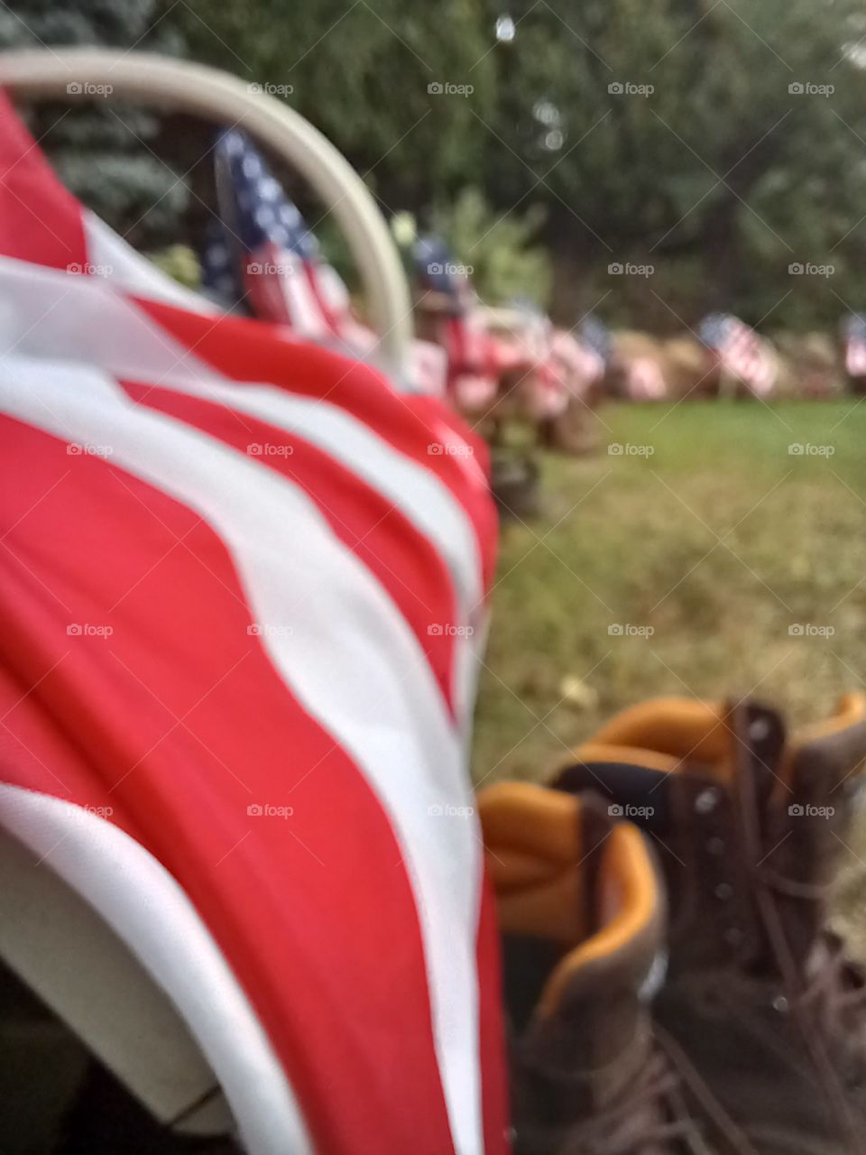 we honor the fallen service members with a stunning display.