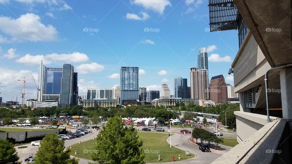 Austin Skyline City Scape