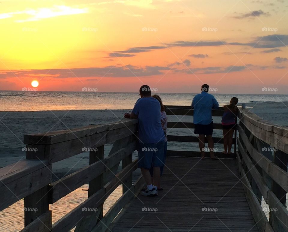 Sunrise at the dock