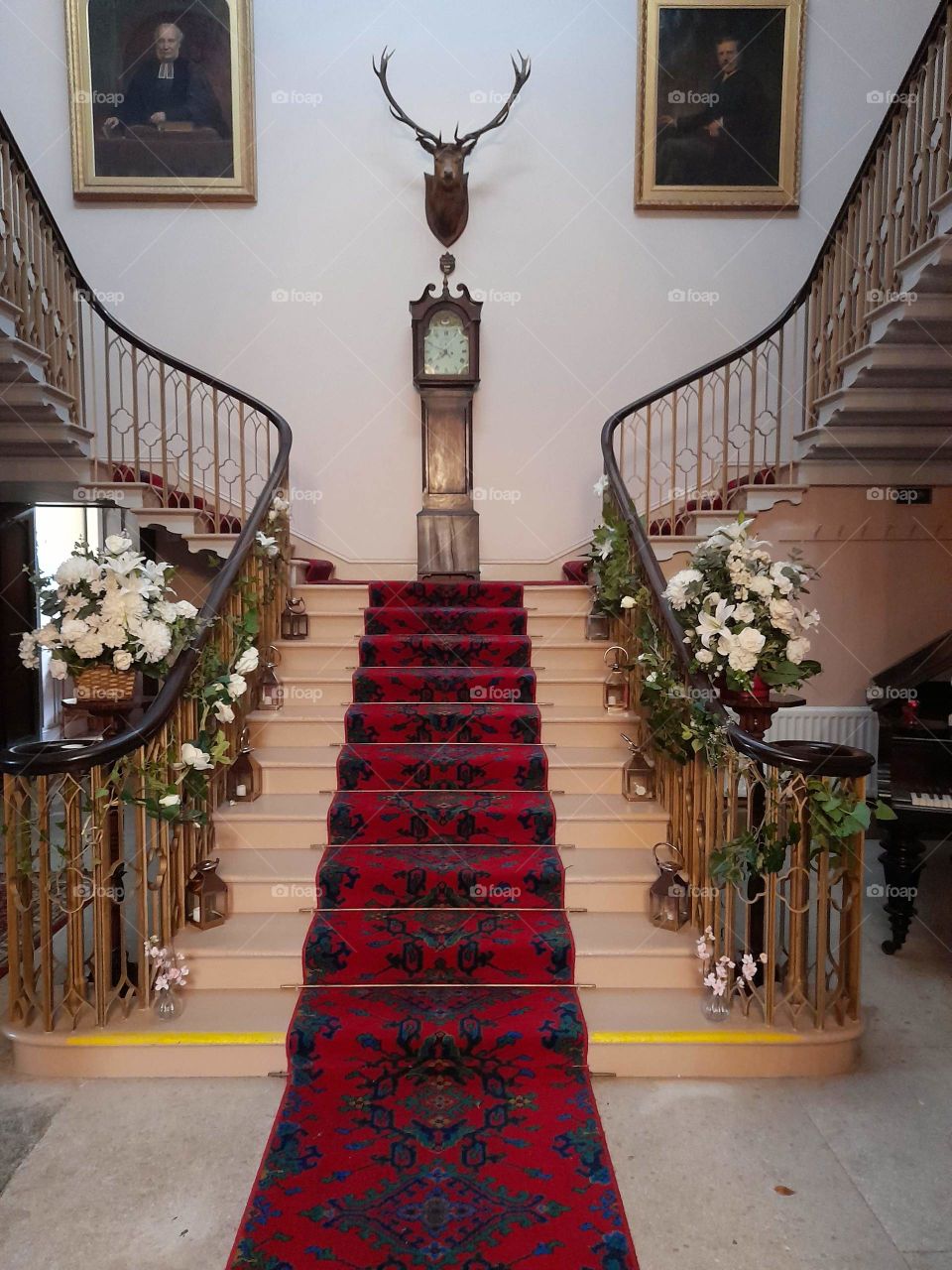 Castle staircase, what an entrance!