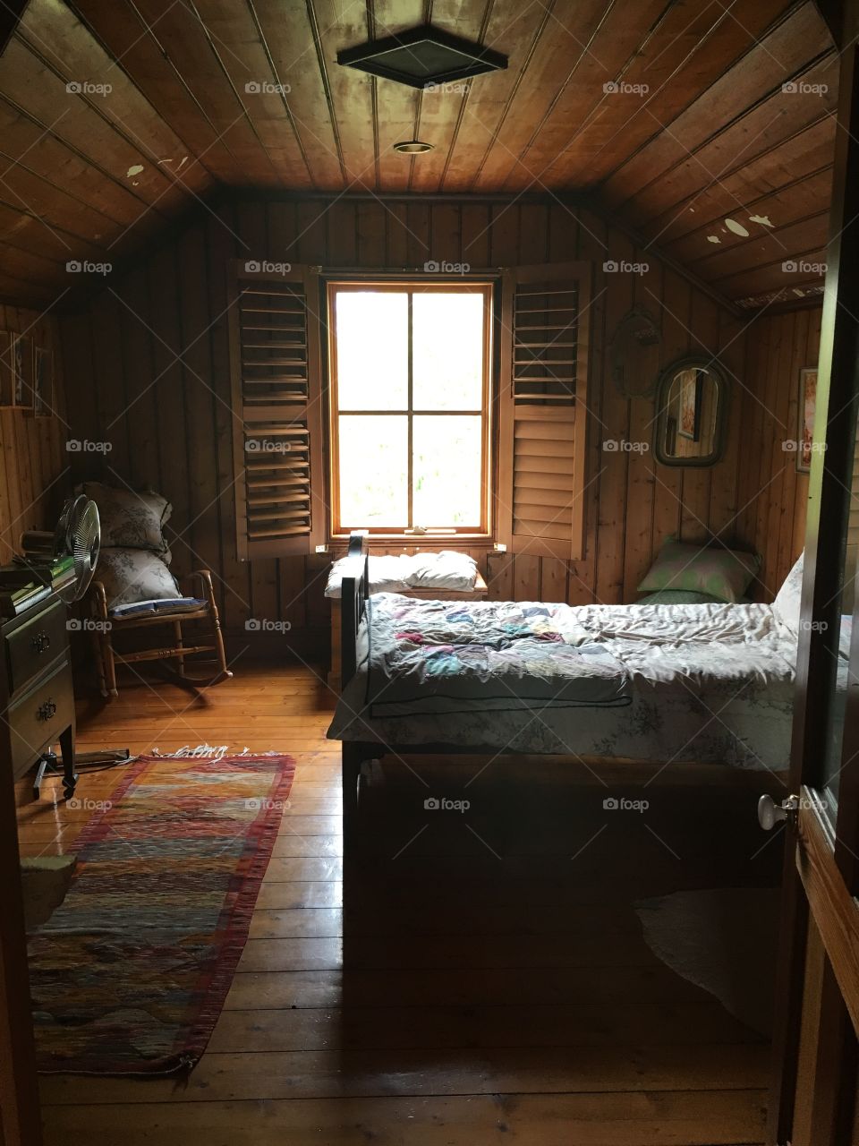 Country Attic Bedroom