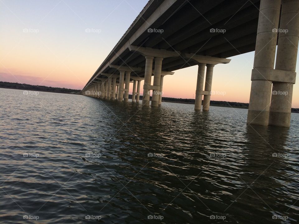 Bridge and Sunset