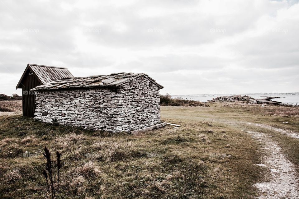 No Person, Abandoned, Landscape, Grass, Sky