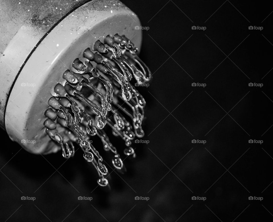 studio shot of shower