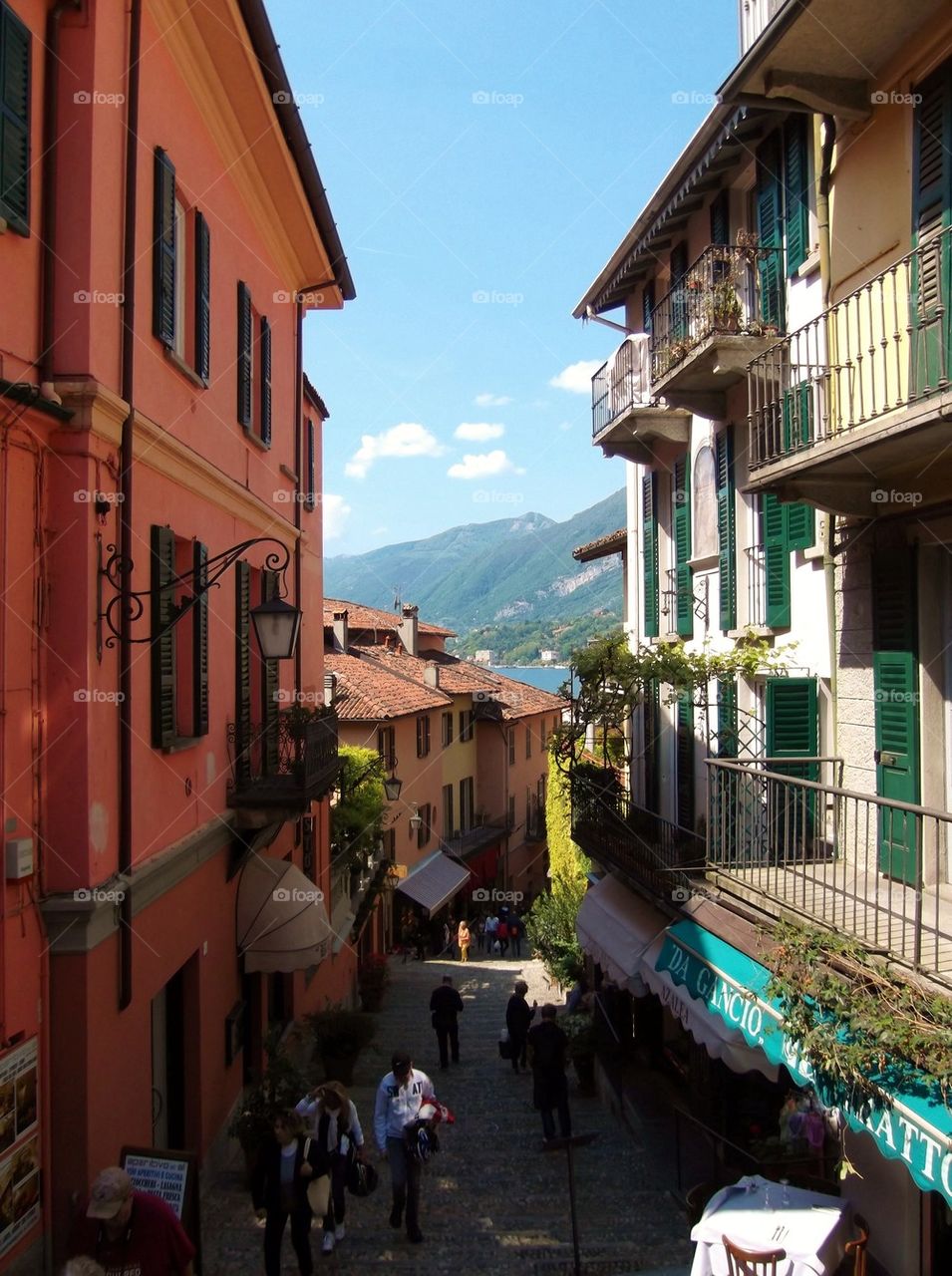 Street in Bellagio, Lake Como